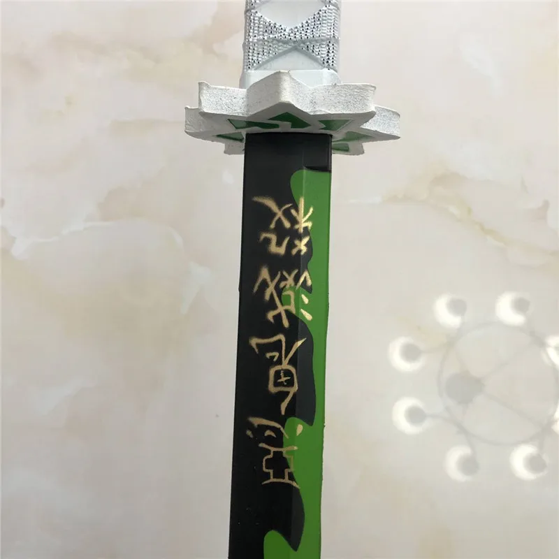 104 cm Kimetsu č Yaiba Meč Zbraň Démon Vrah Shinazugawa Sanemi Cosplay Meč 1:1 Anime Ninja Nôž PU hračka