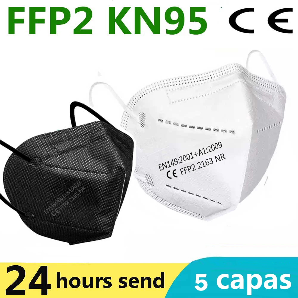 Ffp2 masku na tvár KN95 pleťové masky 5 vrstvy, masky s filtrom chránia maske Úst Bezpečnosti maska proti prachu Zdravotnej Starostlivosti Maska Rýchlo odoslať