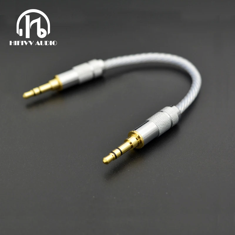 JACK kábel hifi kábel, Stereo Audio 3,5 mm do 3,5 mm Mužskej 3 Riadok V Aute Aux Kábel Slúchadlový Zosilňovač