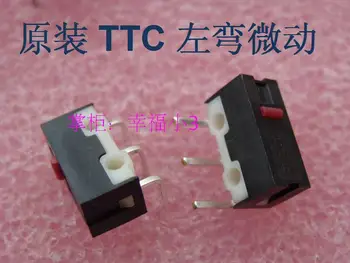 10pcs/veľa TTC pôvodné zakrivené nohy myši, bočné tlačidlá myši micro switch