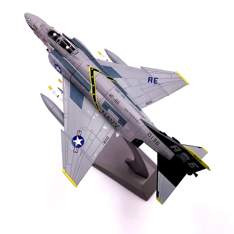 1:100 Mierke 1/100 NÁS F-4 Phantom ⅱ VF-84 Fighter Diecast Kovové Lietadlo Lietadlo Lietadlo Model Hračka
