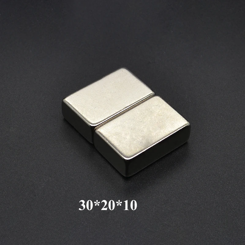 1/2/5/10Pcs 30x20x10 Neodýmu Magnet 30 mm x 20 mm x10mm N35 NdFeB Kolo Super Silné Silné Permanentné Magnetické imanes