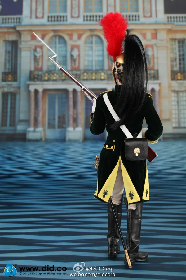 1/6 rozsahu Super Flexibilné Vojenské obrázok bábika Napoleonských francúzsky Dragoon.12