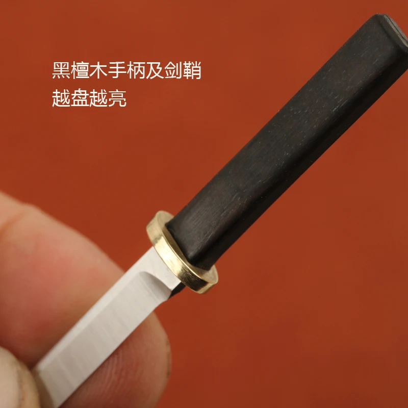 1:6 ručné miniatúrne meč zberateľstvo stredoveké zbrane otvárace mini nôž VG10 čepeľ s Saya