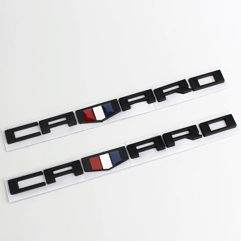 1 ks 3D Kovov CAMARO Znak Predný Pravý Ľavý Blatník Odznak Auto Nálepky, Auto batožinového priestoru Obtlačky Pre Chevrolet Camar Camaro bol interiér