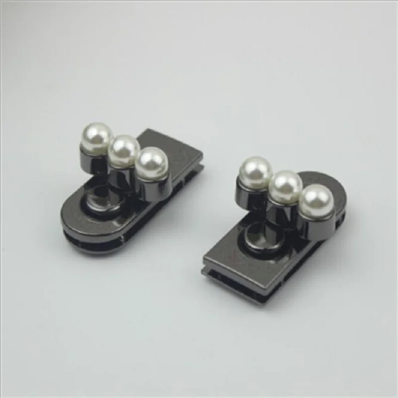 (10 ks / lot) kabelke kovové pearl zámok DIY oprava hardvéru batožiny hardvér príslušenstvo