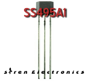10 ks x SS495A1 Doskové Hala Efekt / Magnetické Snímače 10mA 5V/9V 3-Pin