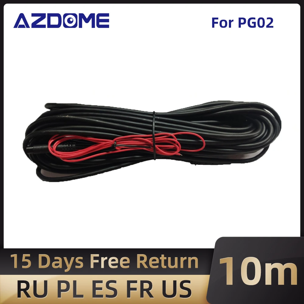 10 M Predlžovací kábel Pre AZDOME PG02 PG12 videorekordér DVR Zálohy Kamery