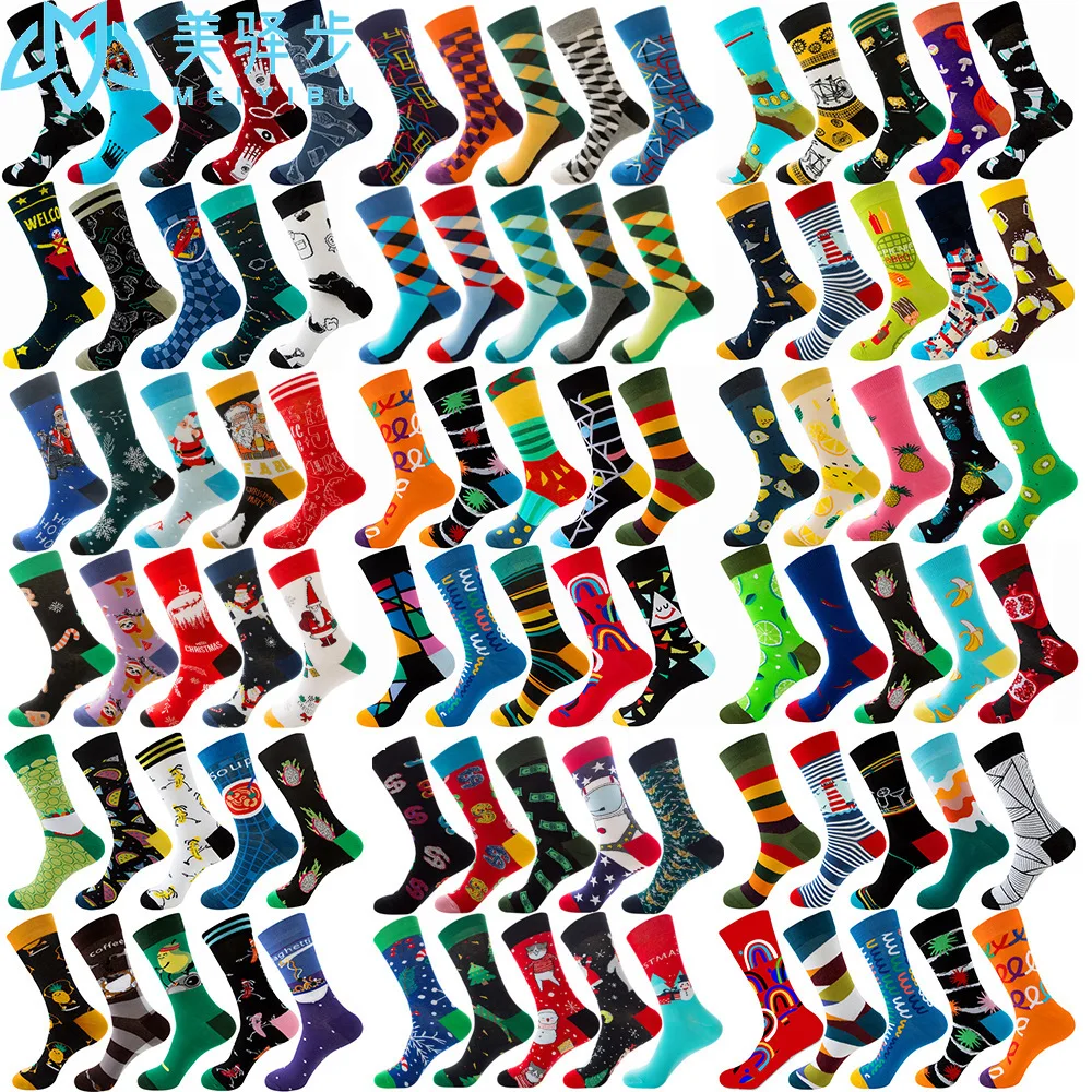 10 Páry Na Nastavenie Zábavné Ponožky Ženy Európskej Módne Farebné Ponožky Žena, Kawai Bavlnené Ponožky Kawaii Diamond Zábavné Ponožka