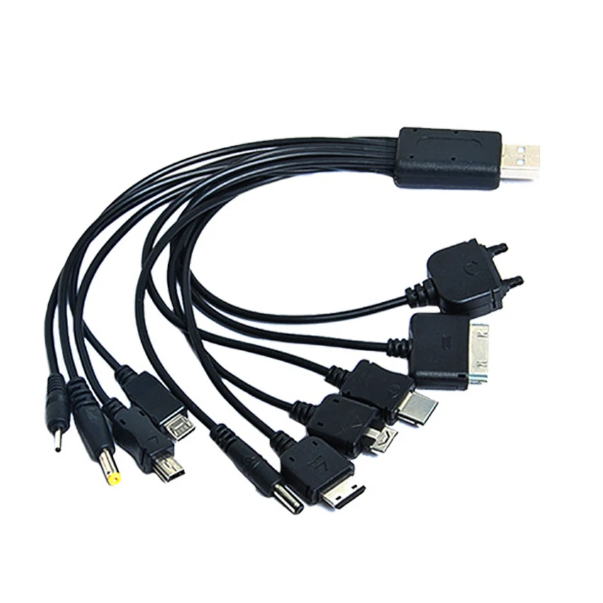 10 v 1 Kábel USB Univerzálny Multi-Funkcie Telefónu Nabíjačku USB Nabíjací Kábel, Kábel Rýchle Nabíjanie Pre Nokia Android Motorola IPOD
