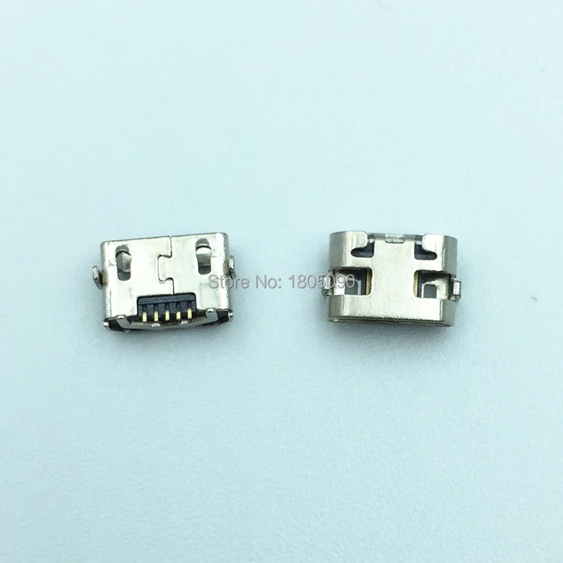 100ks Micro USB 5pin DIP2 mini Konektor Mobile Nabíjací port Pre Huawei Y5 II CUN-L01 Mini MediaPad M3 lite P2600 BAH-W09/AL00