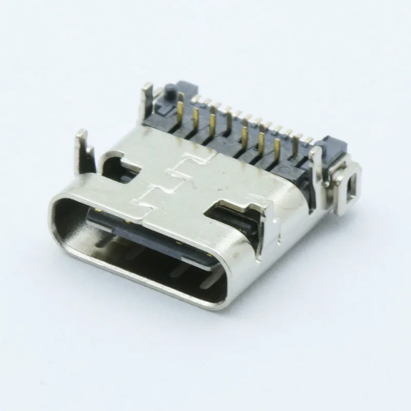 100ks/veľa USB 3.1 Typ-C 24 Pin Female Zásuvka SMD DIP PCB Konektor pre návrh plošného spoja DIY vysoko aktuálne rýchle nabíjanie