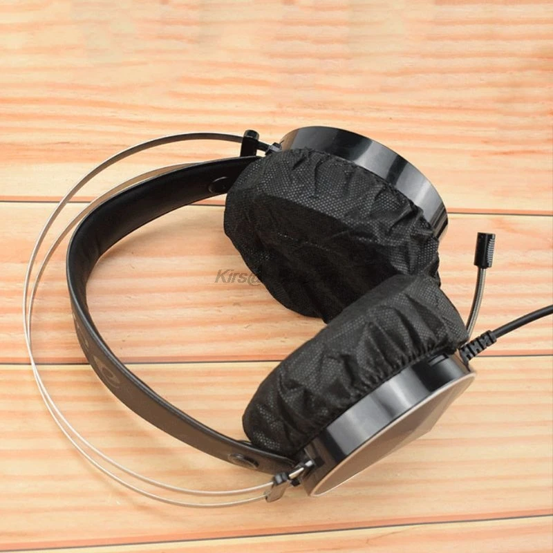 100ks/Vrecko Jednorazové Slúchadlá Kryt Netkaných Earmuff Vankúš 10-12 CM Headset jednorazové slúchadlá vzťahuje na ucho