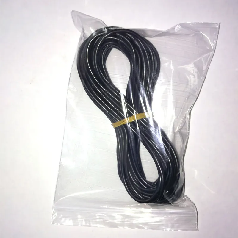 10meter/veľa Kvalitných drôt silikónové 10 12 14 16 18 20 22 24 26 AWG 5m červený a 5 m, čierna farba