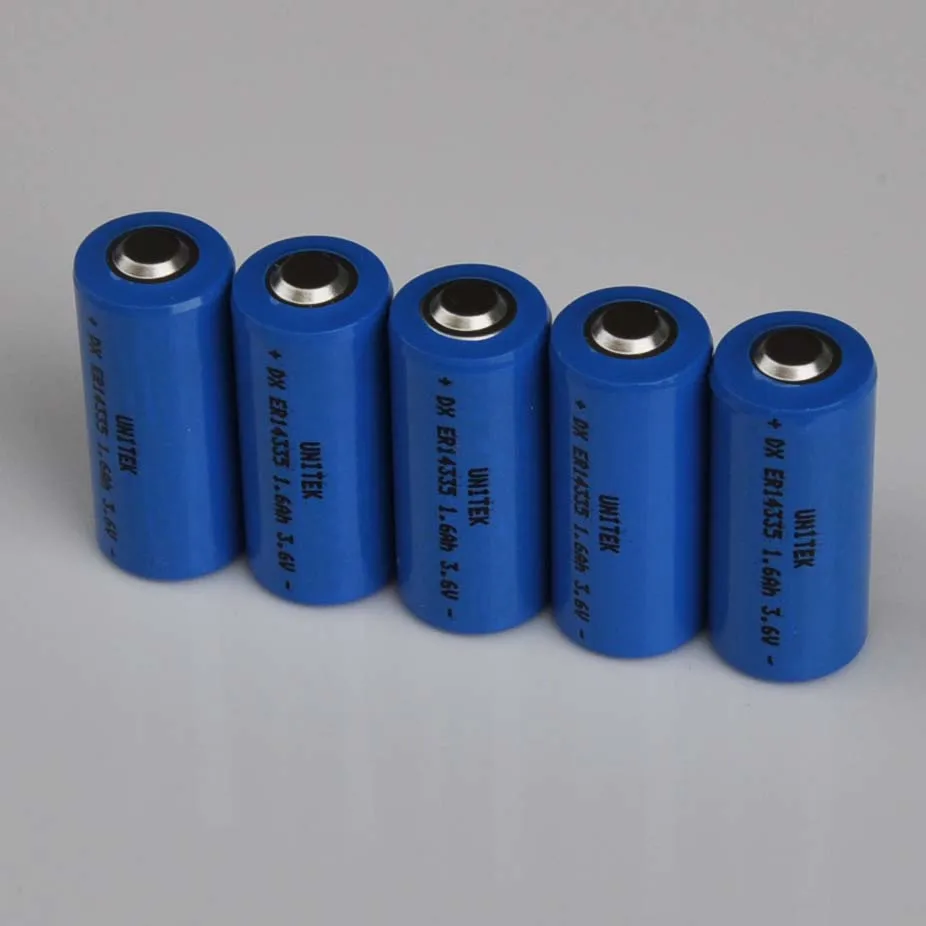 10PCS ER14335 2/3AA 3.6 V liSOCL2 Lítiové batérie, 2/3 AA 14335 PCL suché základnej bunky 1600mah plynomer vymeniť za TADIRAN TL-4955