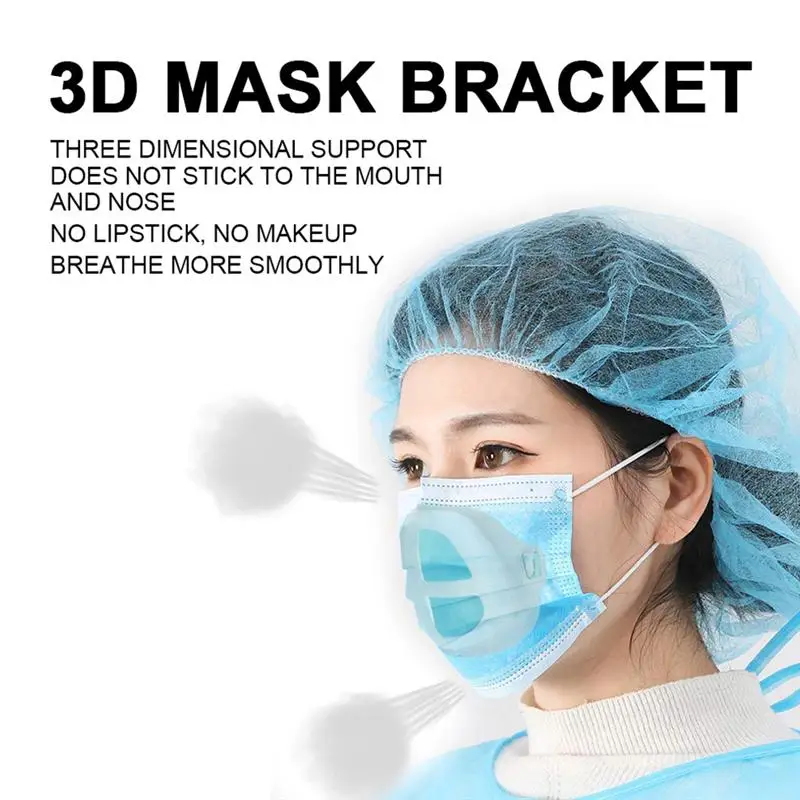 10pcs Maska na Stenu Maska Vnútorné Podporu Recyklovateľné make-up Chrániť Maska Vnútorný Držiak pre Nosenie Masky