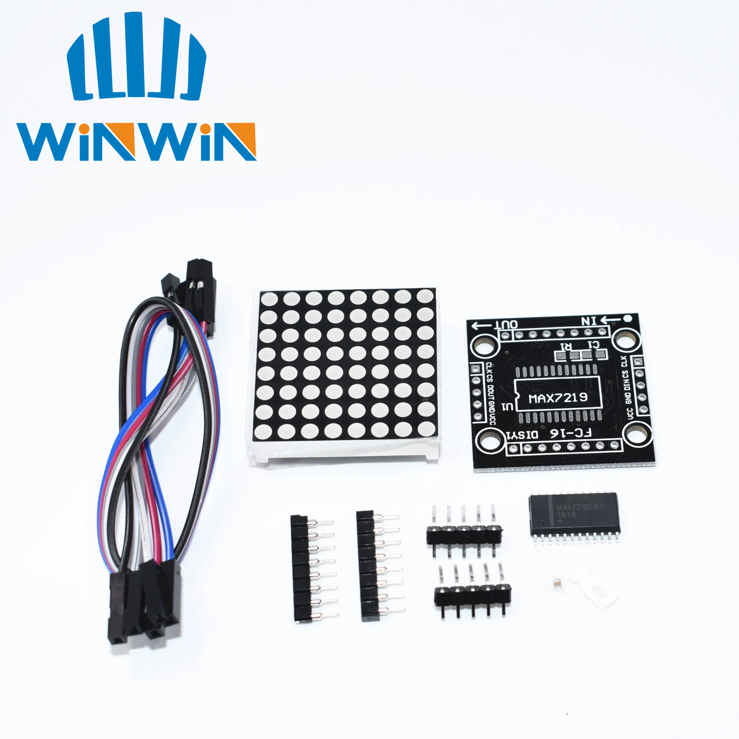 10pcs MAX7219 dot matrix modul microcontroller modul DIY KIT