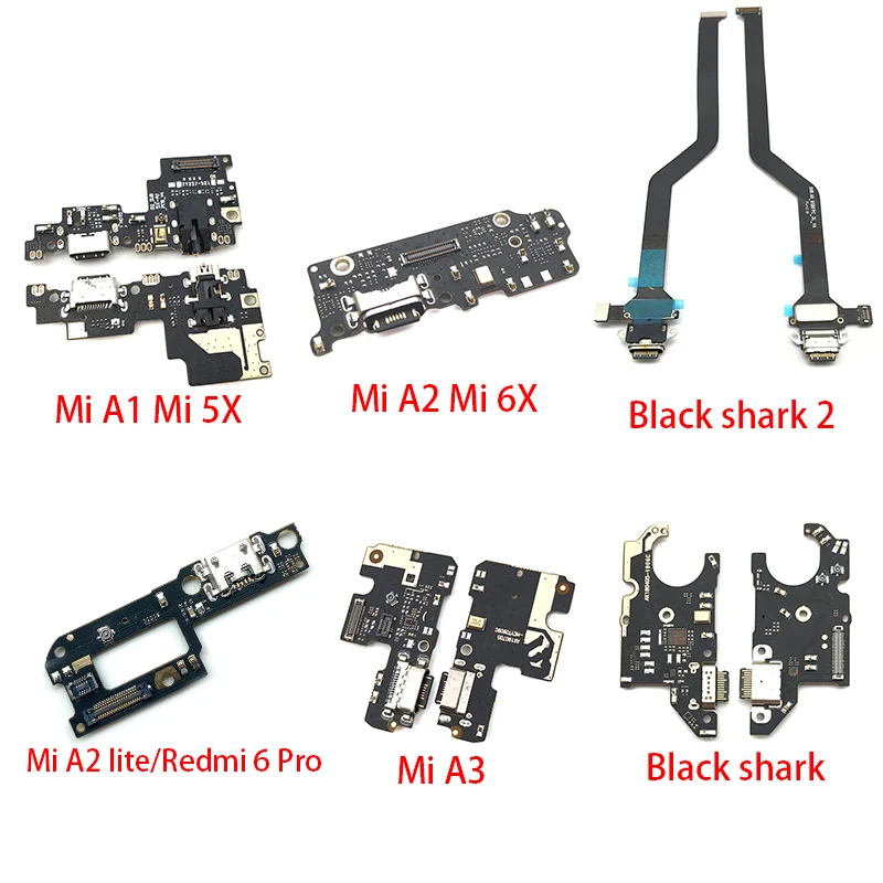 10pcs Pre Xiao Mi 9T 10TA3 A2 A1 9SE 8 Lite Max 3 Black Shark 2 POCOPHONE F1 USB Nabíjací Port Konektor Doku Rada Flex Kábel