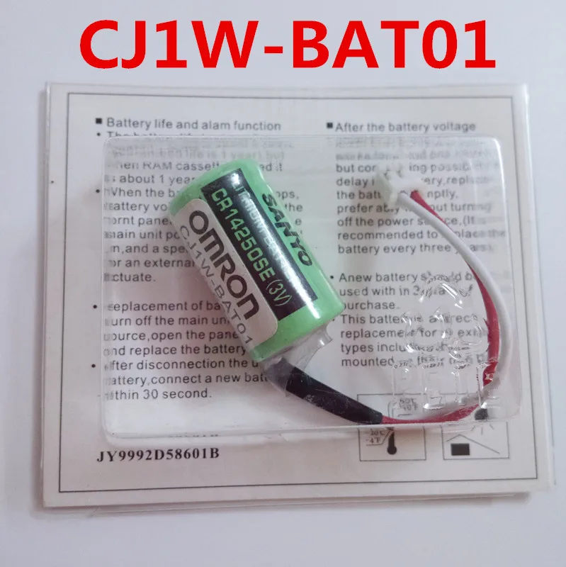10pcs Pôvodný Nový Termín CJ1W-BAT01 CP1H CP1L 3V PLC Lítiové Batérie, Batérie s konektormi konektory CR14250SE-R Doprava Zadarmo