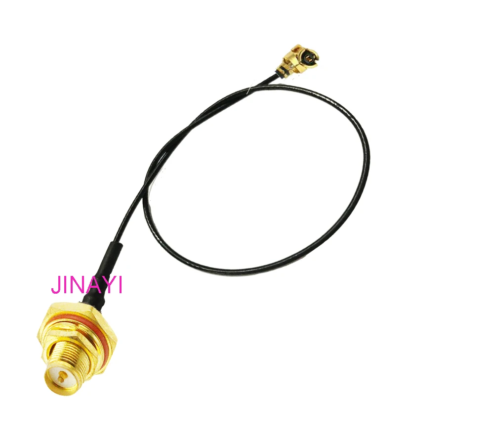 10pcs RP - SMA Female Nepremokavé Predelom O-krúžok IPX U. FL IPEX pigtail kábel 1.13 1.13 mm 5 cm 10 cm 30 cm