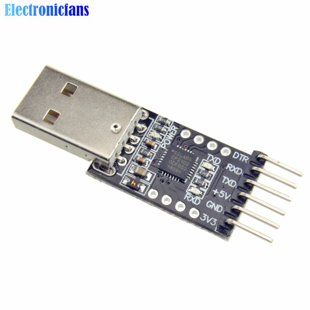 10Pcs/Veľa CP2102 USB 2.0 TTL UART Adaptér Modul 6Pin Converter, Sériové STC Nahradiť FT232