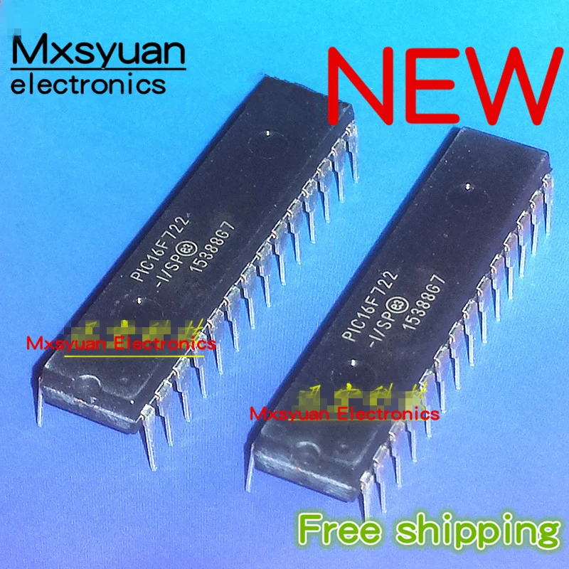 10PCS/VEĽA PIC16F722A-I/SP PIC16F722-I/SP PIC16F722 DIP-28 Nové microcontroller čip