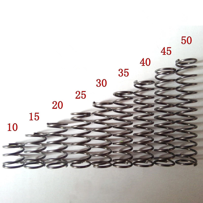 10PCS Vlastné Malé Ocele Kompresie Vinutými Pružinami,0,5 mm, Priemer Drôtu* 6mm Von Priemer*(5-50)mm Dĺžka