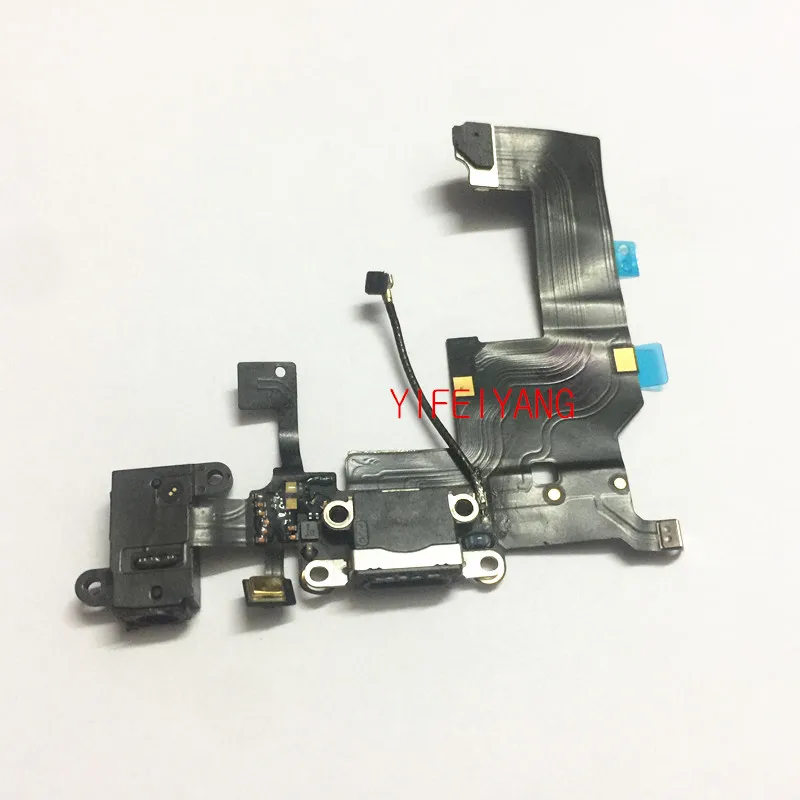 10pcs YIFEIYANG Originálne Nabíjačky Nabíjací Port Dock Konektor USB Flex Kábel pre Slúchadlá Audio Jack Páse s nástrojmi Pre iPhone 5, 5g