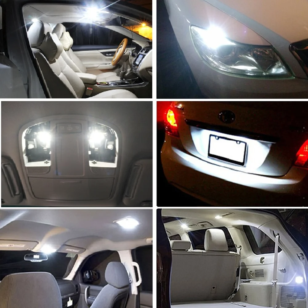 10x W5W T10 LED Žiarovky 3030 SMD Pre Honda Civic Dohodou Crv Fit Auto Interiéru Stropné Svetlo batožinového priestoru Lampa Parkovanie Svetla 6000k 12V
