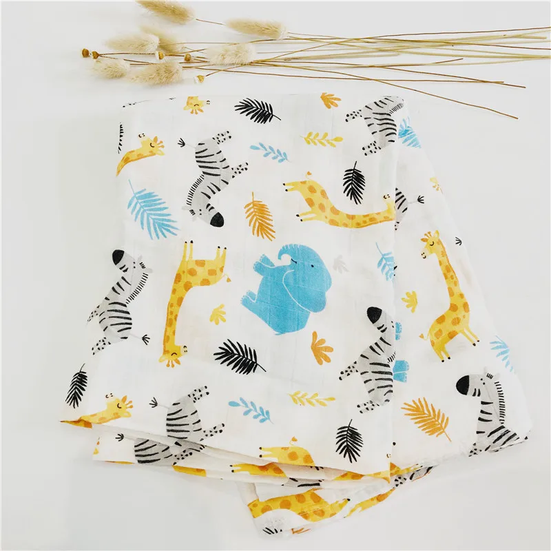 120 cm baby swaddle dieťa mušelínu deka lepšiu kvalitu ako Aden Anais Dieťa Multi-použitie bavlna/bambusová Detská Deka Zábal