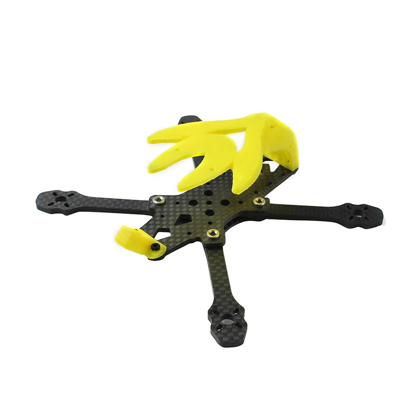 135 mm Rázvor Uhlíkových Vlákien Rám Auta FPV Stojan s 3D Vytlačené TPU Baldachýn Kompatibilný 3 palcov Vrtule na FPV DIY RC Drone