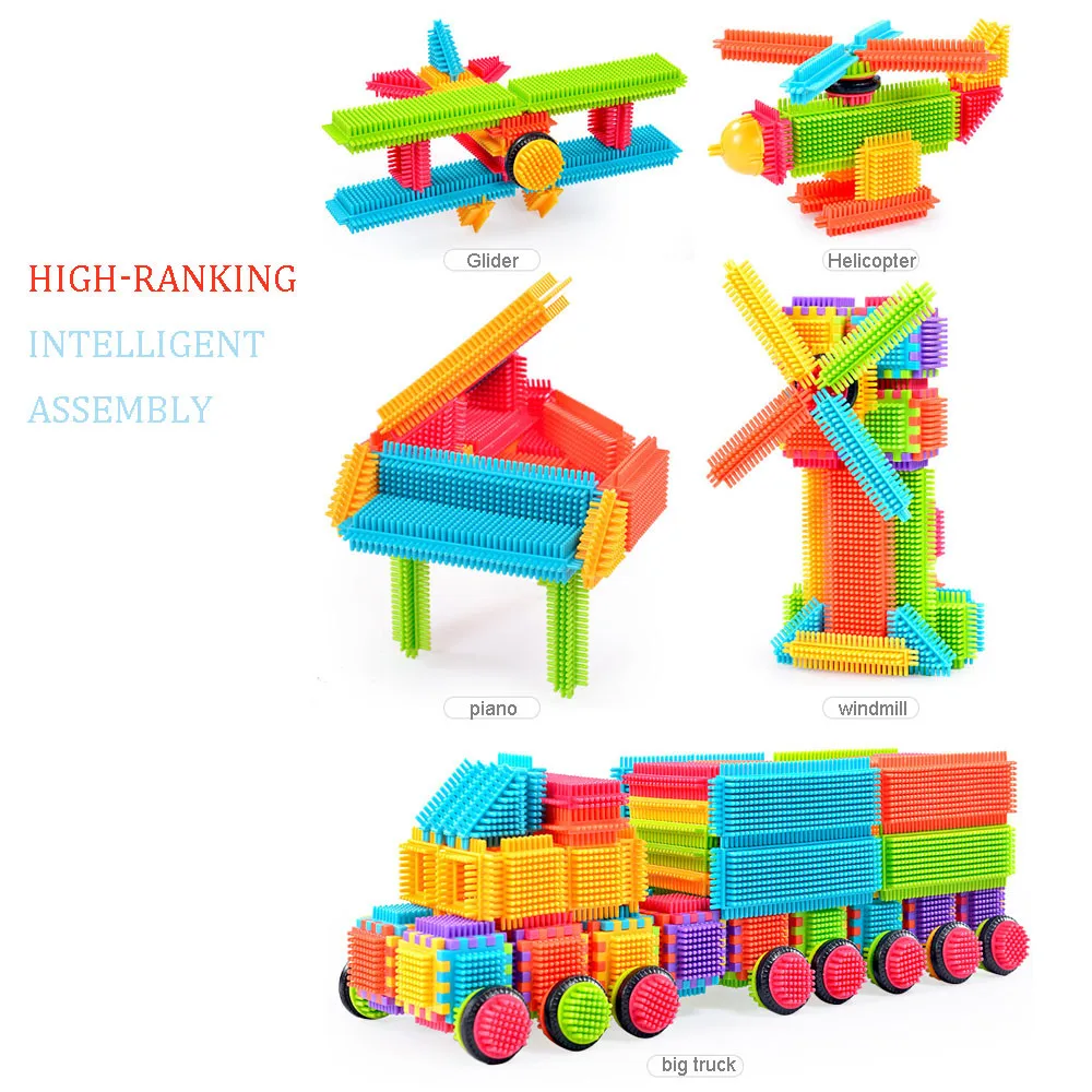 150pcs /120pcs / 100ks Štetina Tvar 3D Stavebné Bloky, Obkladačky Stavebné Playboards Hračky, hračky pre deti brinquedos Dary