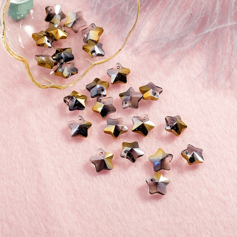 16 ks krištáľovo star crystal sklenené korálky, aby šperky crystal korálky na výrobu šperkov a doplnkov zobrazili kľúčové tlačidlá pre šperky robiť