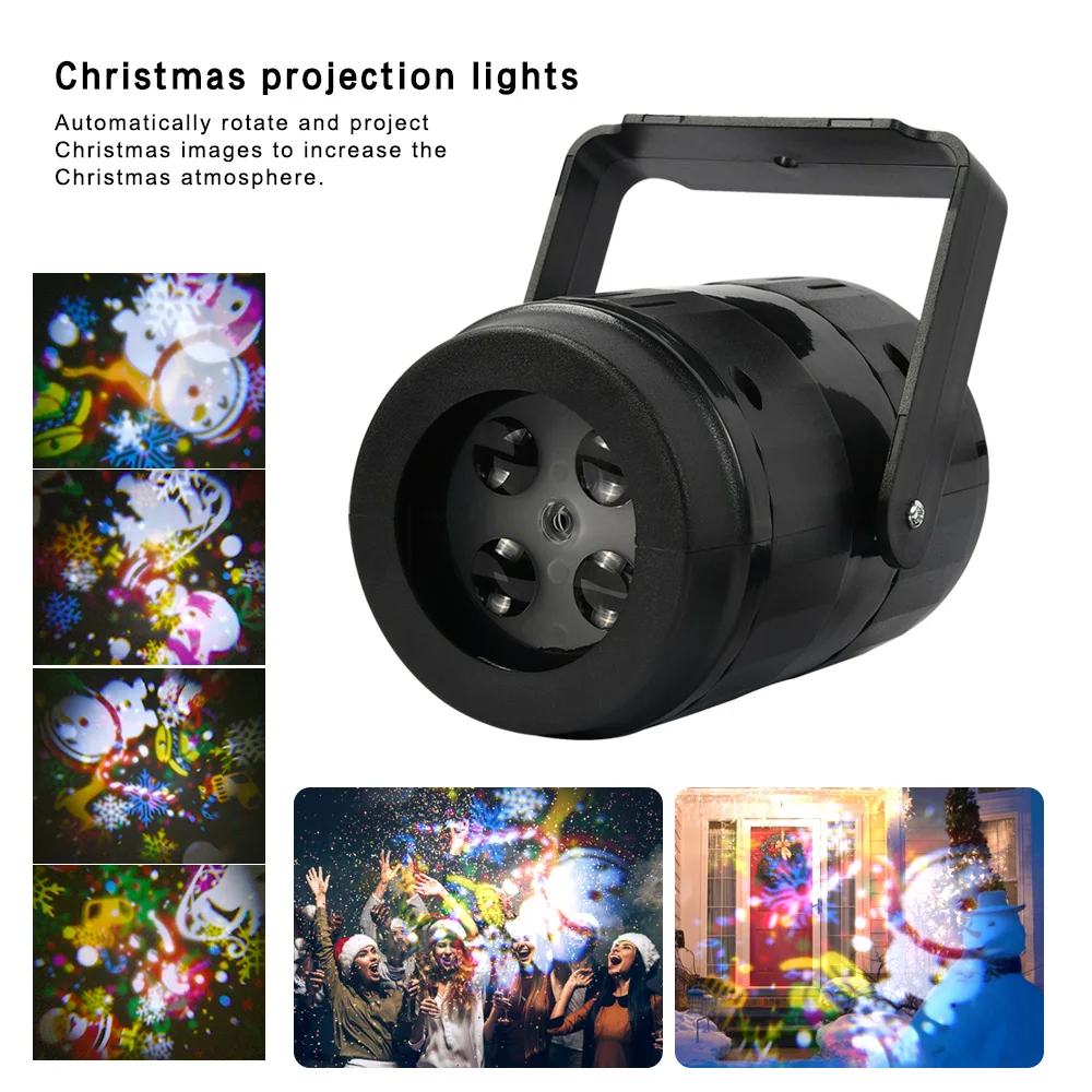 16 Vzory LED Vianočná Vločka Projektor Nepremokavé Vonkajšie Záhradné Projektor Pozornosti Vianočné Osvetlenie, Výzdobu