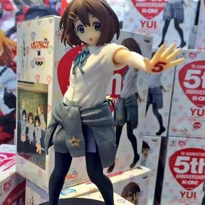 18 cm K-O！anime obrázok Hirasawa Yui Nakano Azusa Kotobuki Tsumugi Sama Tainaka Ritsu PVC akcie obrázok zber model hračky gif