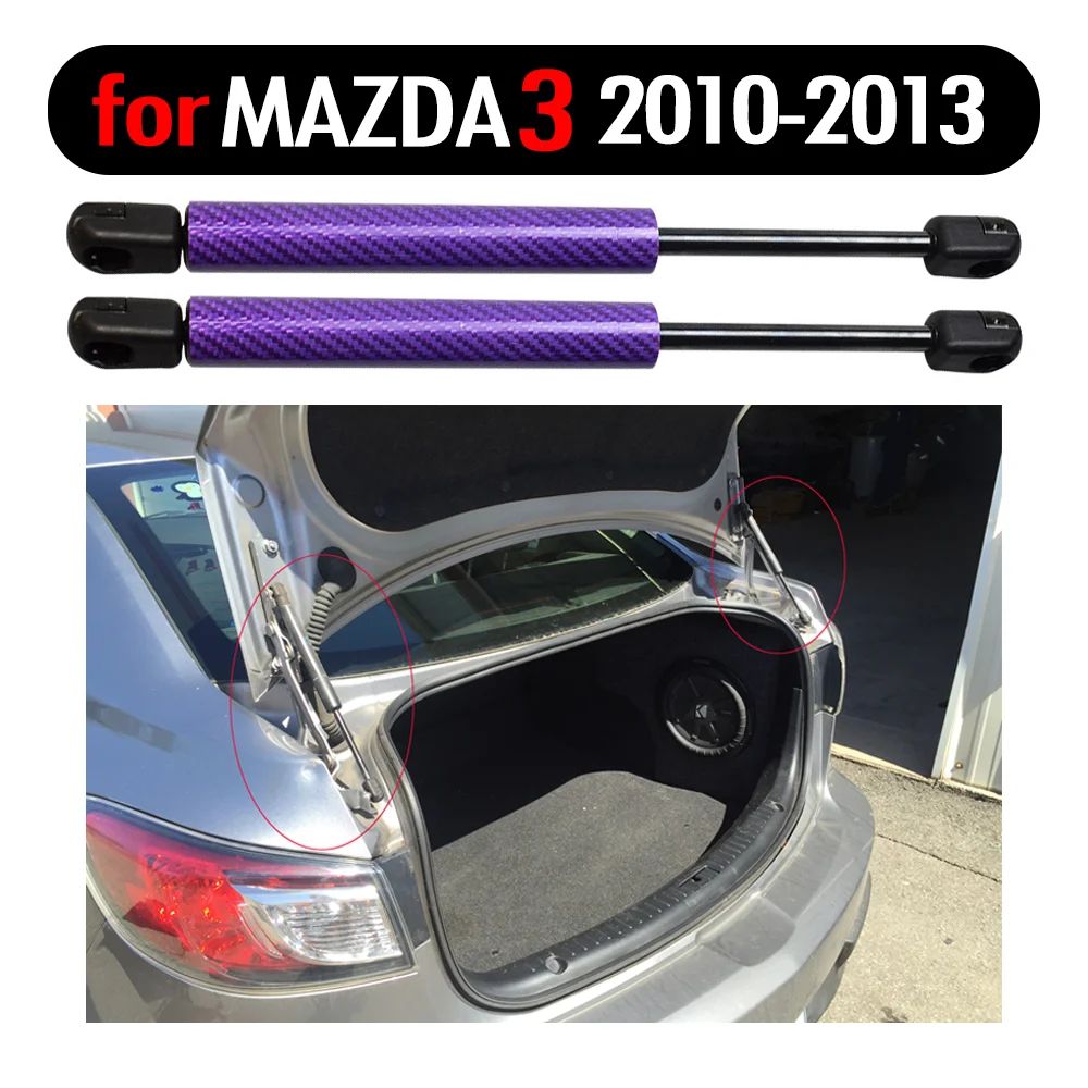 1Pair Auto zadných dverí batožinového priestoru Zadné Boot Plynové Vzpery Jar Výťah Podporuje pre Mazda 3 2010-2013 | GS Sedan 281 mm