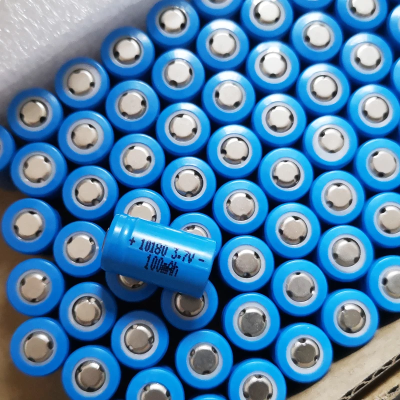 2-10PCS 3,7 V 10180 Nabíjateľná Li-ion Batéria ICR10180 bunky 100mAh pre Mini UC02 LED baterka pochodeň a reproduktor