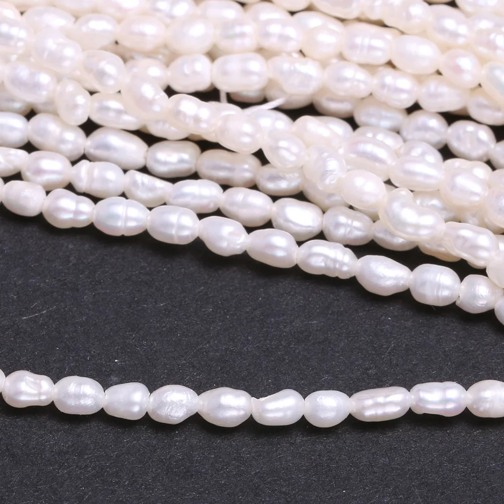 2-2.5 mm Prírodné Sladkovodné Perly Korálkové Vysokej Kvality Skutočné Perly pre Ženy DIY Kúzlo Náramok, Náhrdelník Šperky Čo Veľkoobchod