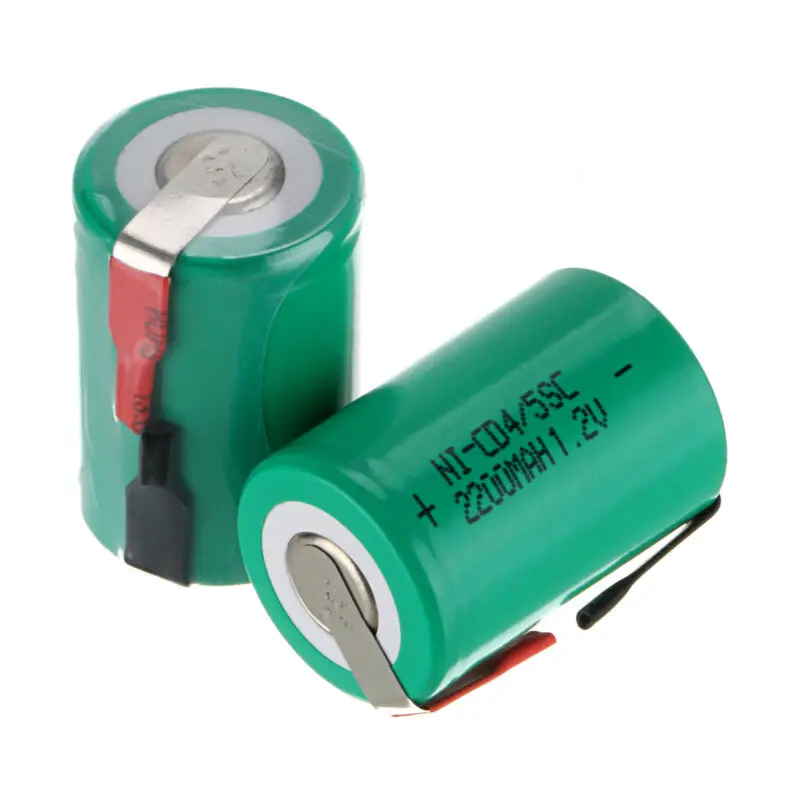 2-20pcs 4/5SC NI-CD Batérie 1.2 V 2200mah Sub C Nabíjateľná Batéria pre DIY Skrutkovač Elektrický Vrták, Baterka SUBC Battries