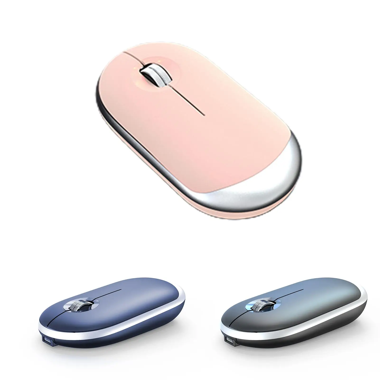 2.4 G Bezdrôtová Nabíjateľná Ergonomická Myš Stlmiť a tichý dobíjacia bezdrôtová myš pre Prenosné počítače Príslušenstvo