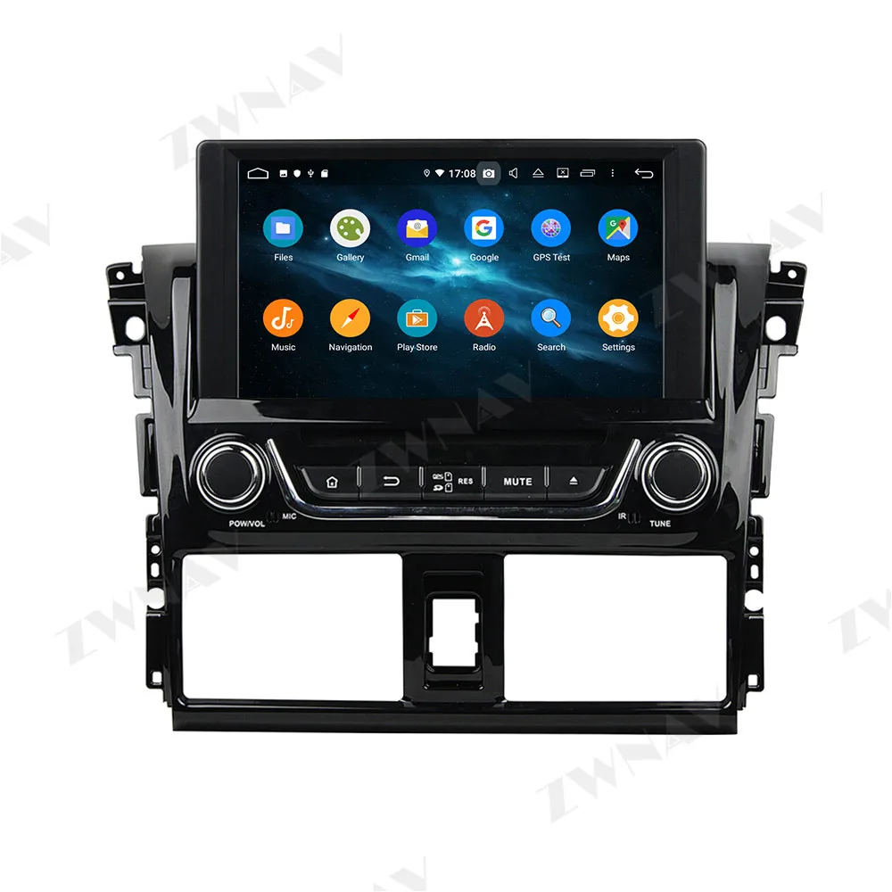 2 din Android 10.0 obrazovke Auto Multimediálny prehrávač Pre Toyota YARIS roky 2013-auto video audio stereo GPS navi základnú jednotku auto stereo