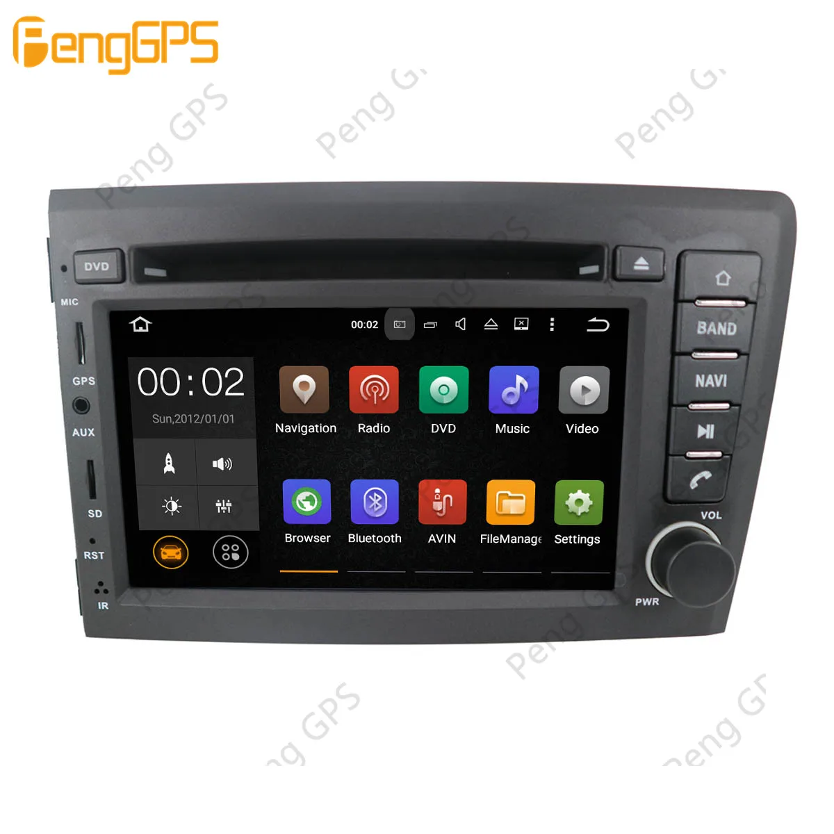 2 DIN Android 9.0 autorádio DVD Prehrávač, GPS Navigáciu Pre VOLVO S60 V70 XC70 2000-2004 Auto Stereo Hlava Jednotky Multimediálne Zvukové