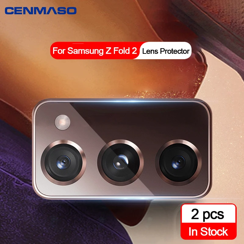2 ks Fotoaparát Len na Sklo Pre SAMSUNG Galaxy Z Fold 2 Objektív Fotoaparátu na Film Tvrdené Sklo Objektívu Protector