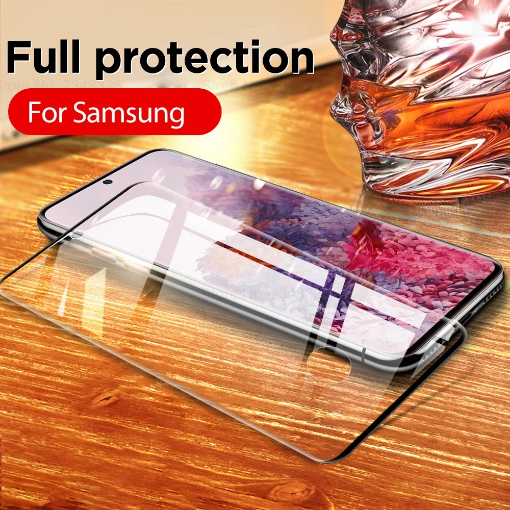 2 KS Ochranné sklo na samsung s20 s20 Plus screen protector zakrivené tvrdeného chránič Film Samsung S20 Plus Kryt Skla