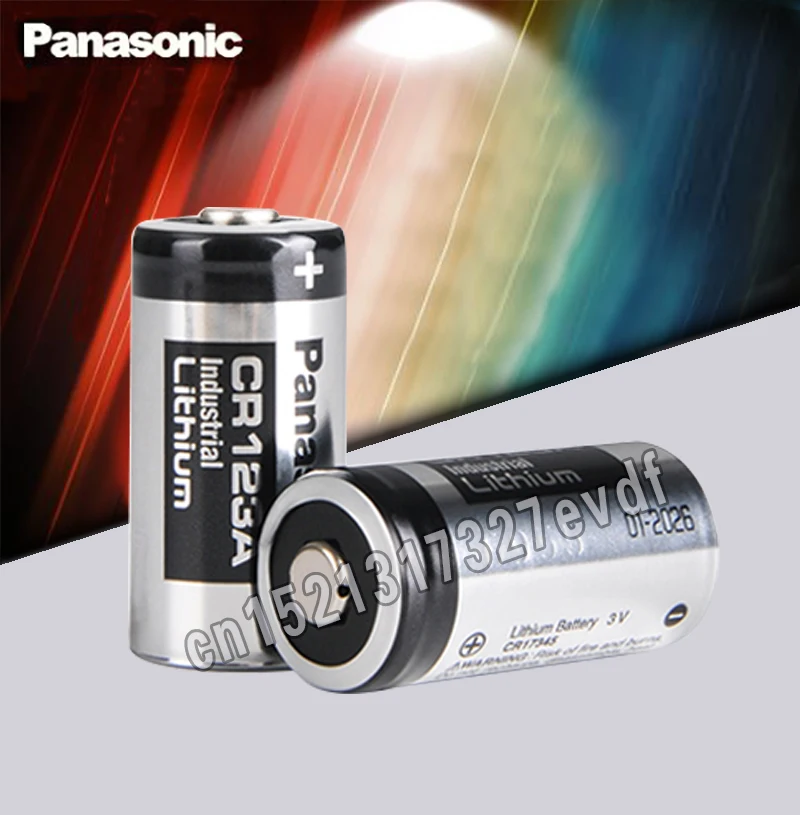 2 ks/veľa Originálnych Panasonic 123 Lithium 3V Arlo Fotoaparát Batérie CR123A CR17345 DL123A EL123A 123A