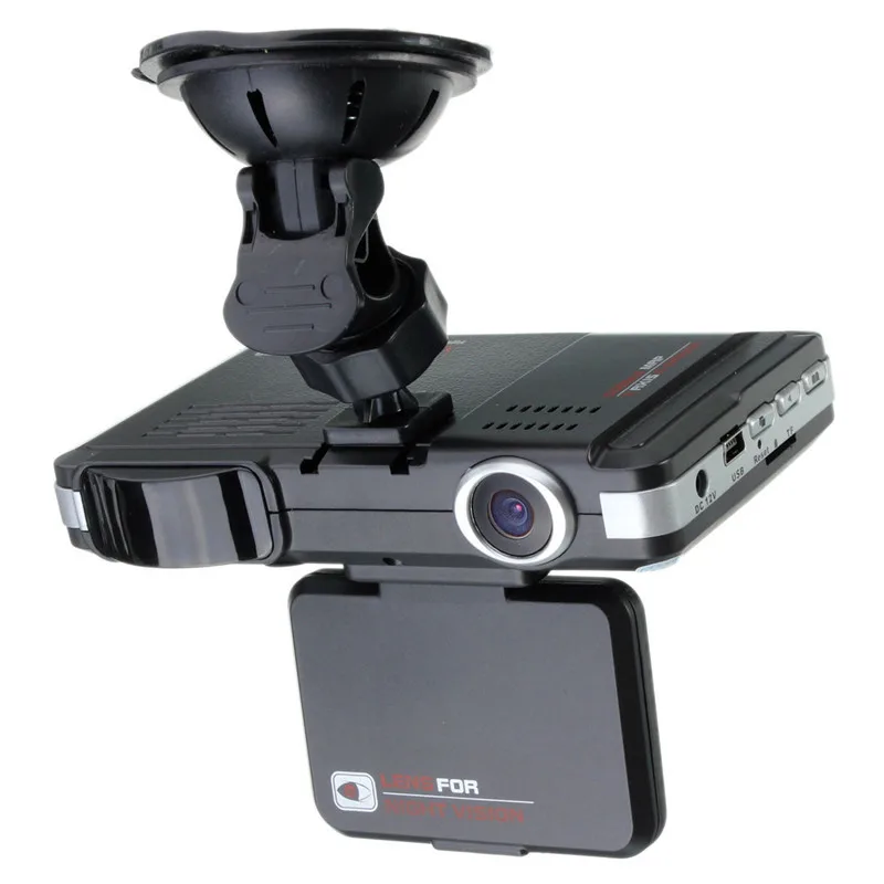 2 v 1 Car DVR Dash Cam Nočné Videnie G-senzor Dash Cam 2.0 Palcový Full HD Auto Kamera Záznamník 24H Parkovanie Dash Cam Video Rekordér