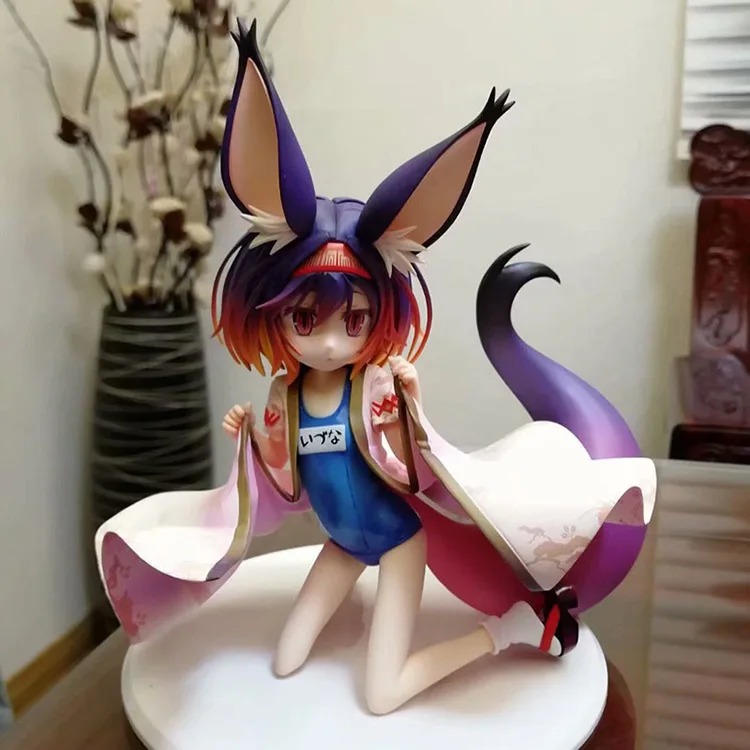 20 CM Japonské anime graf Č HRA ŽIADNY ŽIVOT Hatsuse Izuna plavky ver aciton obrázok zberateľskú model hračky pre chlapcov