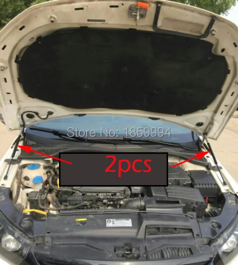 2012-2017 VW SCIROCCO predná kapota kryt Motora podporu Hydraulické tyče Vzpery jar šok Tyče držiaka
