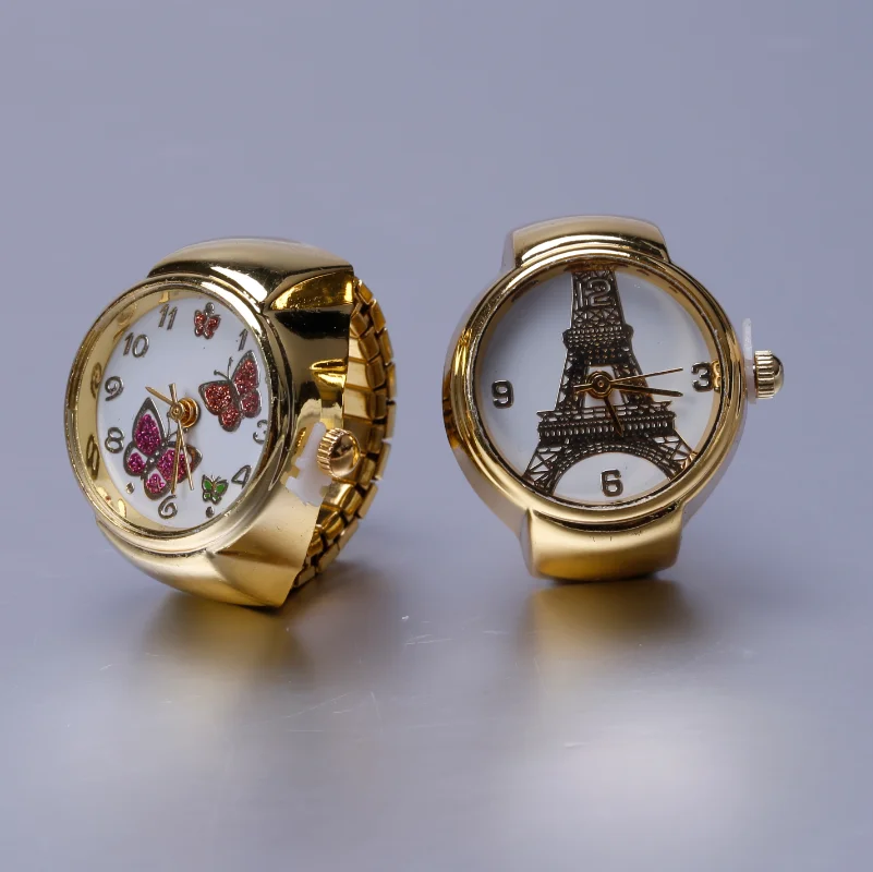 2016 2KS nové zlaté nastaviteľný krúžok hodinky, šperky, šperky, darčeky