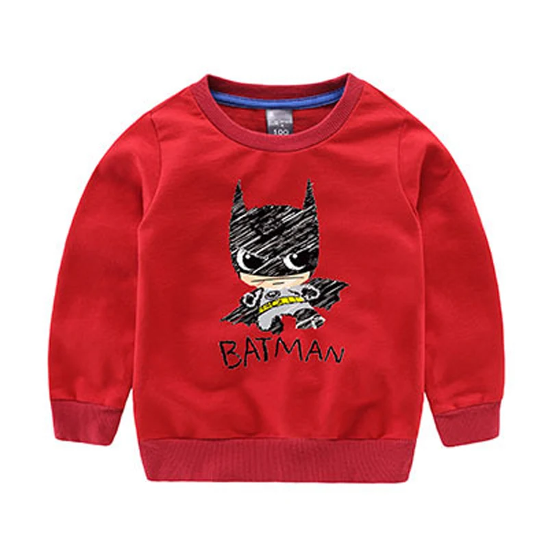 2018Autumn Módy Nové Produkty, detské Oblečenie Chlapci Voľný čas T-tričko Bavlnené detské Kreslené Sveter detské Nosenie